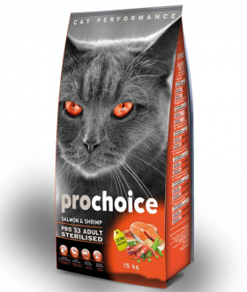 Pro Choice Pro 33 Adult Somonlu ve Karidesli 2 kg Kedi Maması kullananlar yorumlar